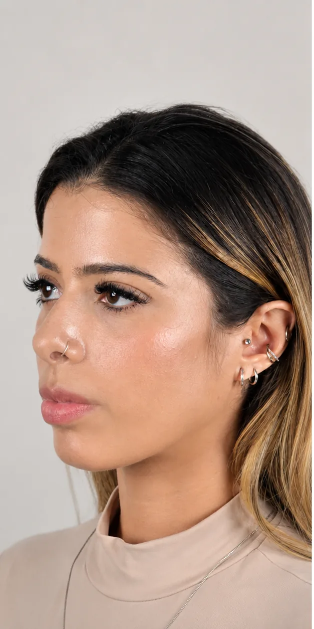 Definição de contorno facial, antes