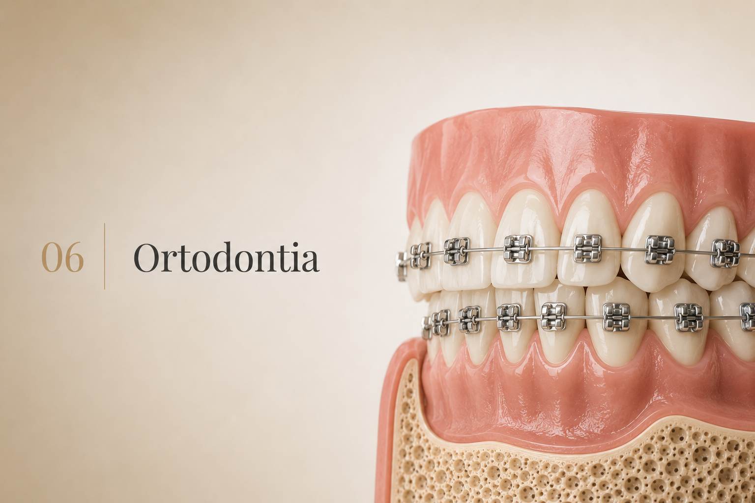 Ilustração editorial — Ortodontia