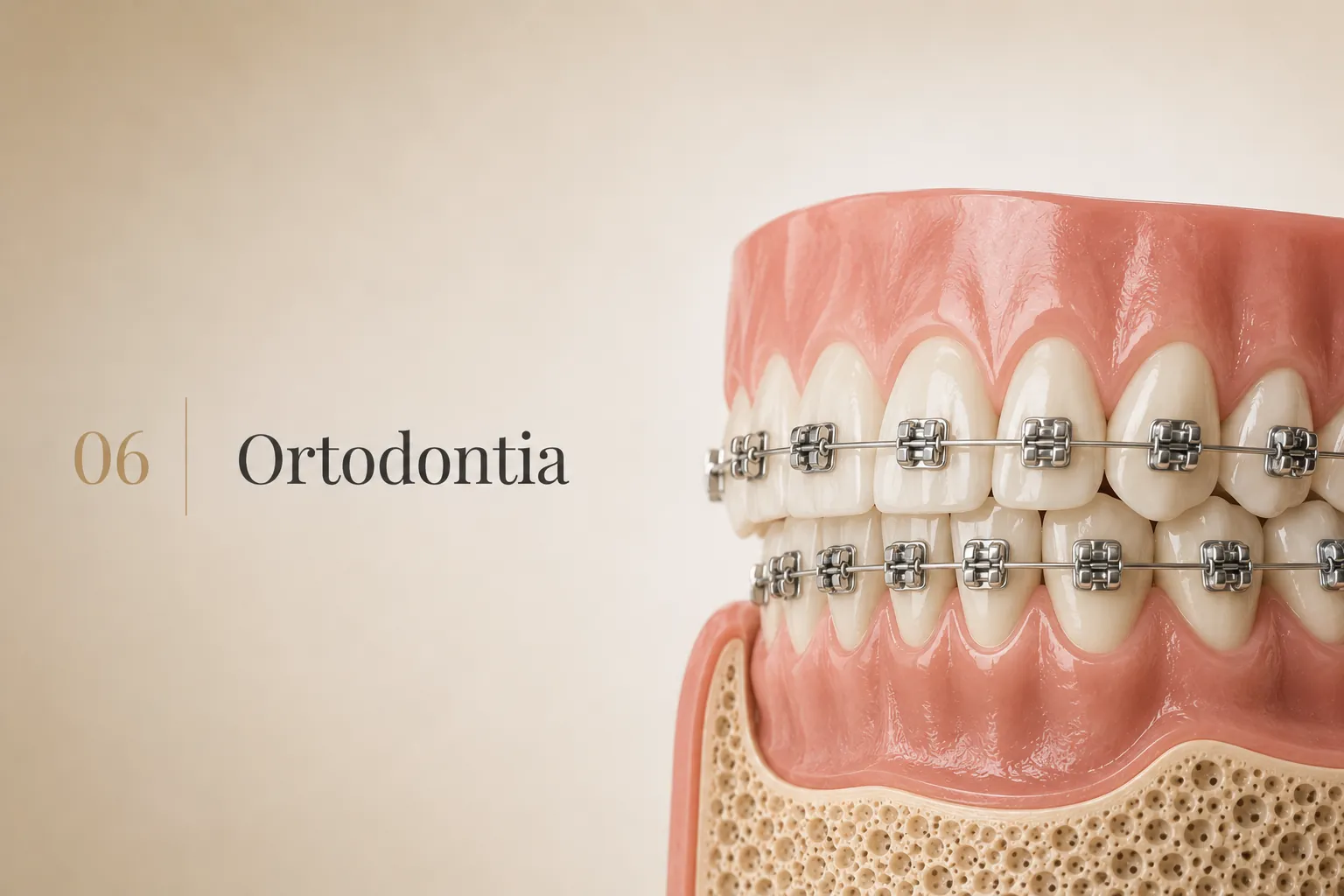 Ilustração editorial — Ortodontia