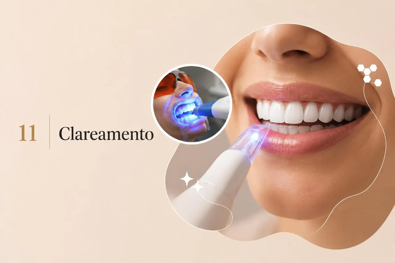 Ilustração editorial — Clareamento